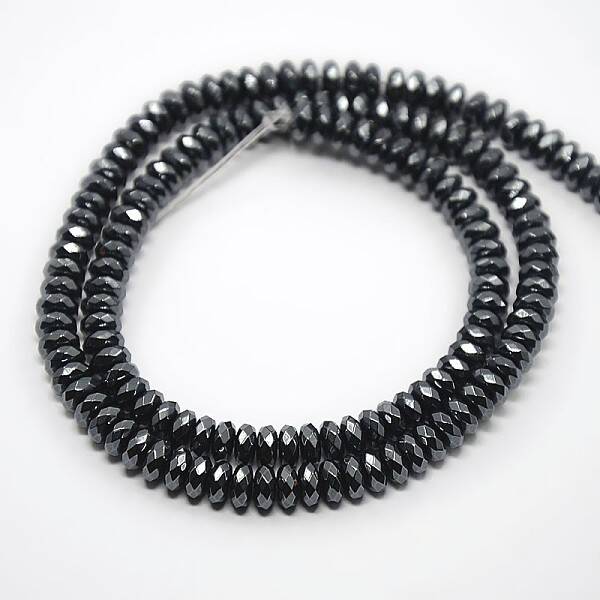 Non-magnetic Synthetic Hematite Beads Strands