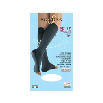 Solidea Relax 70 Den Open Toe Compression Socks 12 15mmHg 2M Black