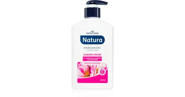 PAPOUTSANIS Nature Cream Liquid Hand Soap Almond 300ml