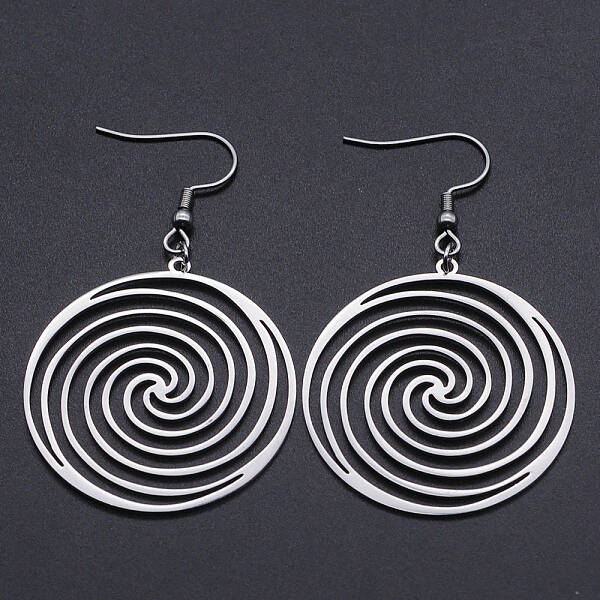 Tarnish Resistant 201 Stainless Steel Dangle Earrings
