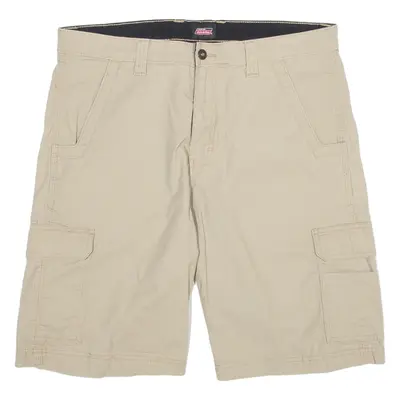 DICKIES Mens Cargo Shorts Beige M W34