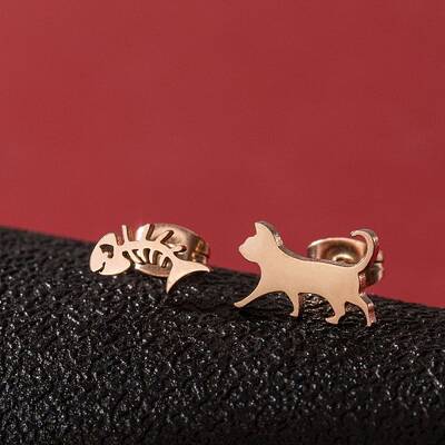 Stainless Steel Stud Earrings for Women