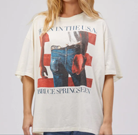 Bruce Springsteen Americana OS Tee, Classic Rock Graphic Shirt, Retro Music Lovers Apparel, Iconic Americana Style, Unisex Me...