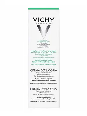 Vichy Depilatory Dermo-tolerant Cream With Almond Oil Sensitive Skin 150ml