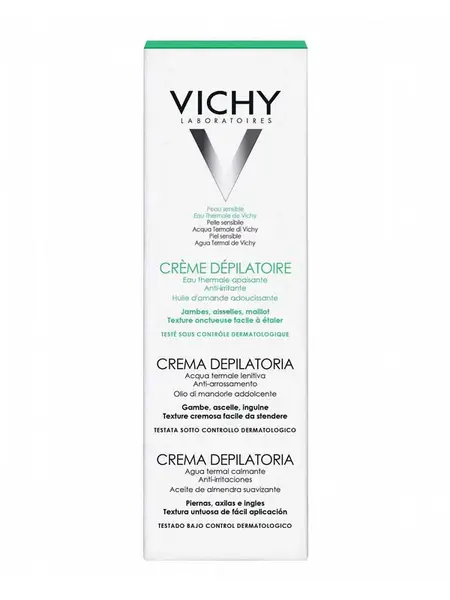 Vichy Depilatory Dermo-tolerant Cream With Almond Oil Sensitive Skin 150ml