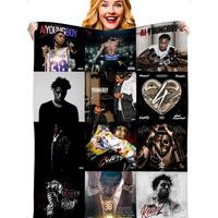 Youngboy Blanket for Fans Warm Cozy Flannel Blankets Throw Merch for Home Decor Bed Sofa Living Room for All Season,Gift