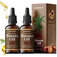 (2 Counts) CARVENCHY Batana Oil with Rosemary, Nourish Scalp for Strong & Healthy Hair, Organic Hair Care Product for Women &...