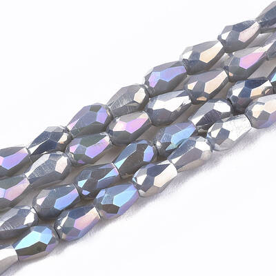 Electroplate Glass Beads Strands