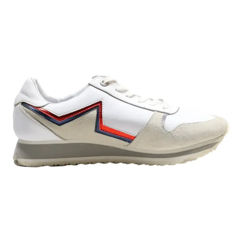 TOMMY HILFIGER Sneaker Trainers White Leather Womens UK 7.5
