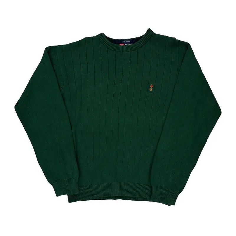 Chaps Ralph Lauren Jumper - Large Green Cotton