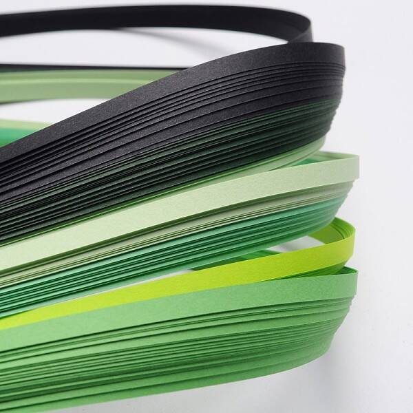 6 Colors Quilling Paper Strips