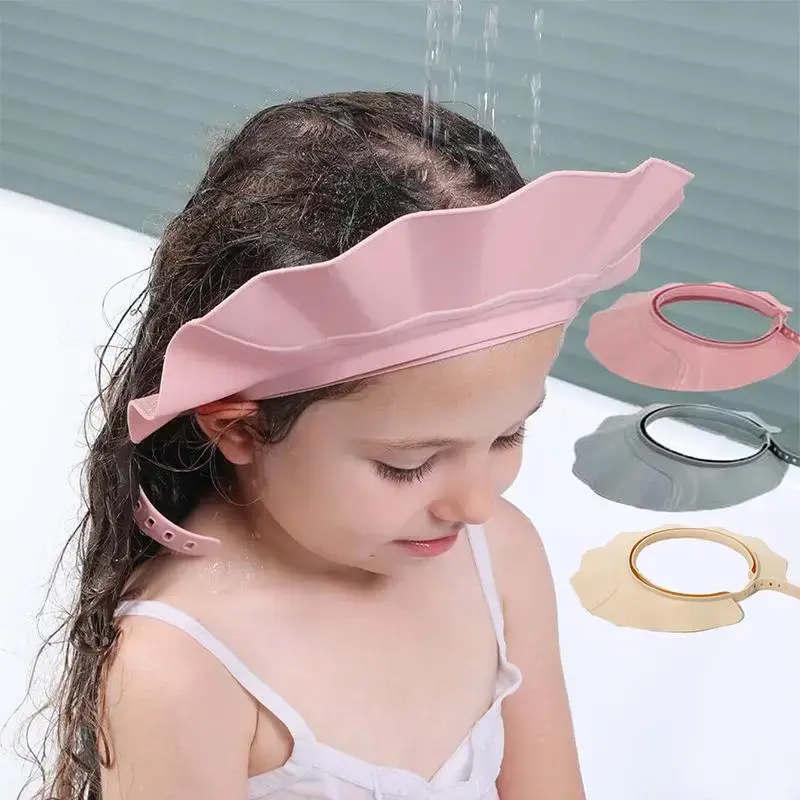 Baby Shampoo Cap, Adjustable Length Shampoo Hat, Multifunctional Shower Cap for Baby, Bathing Accessories for Toddler