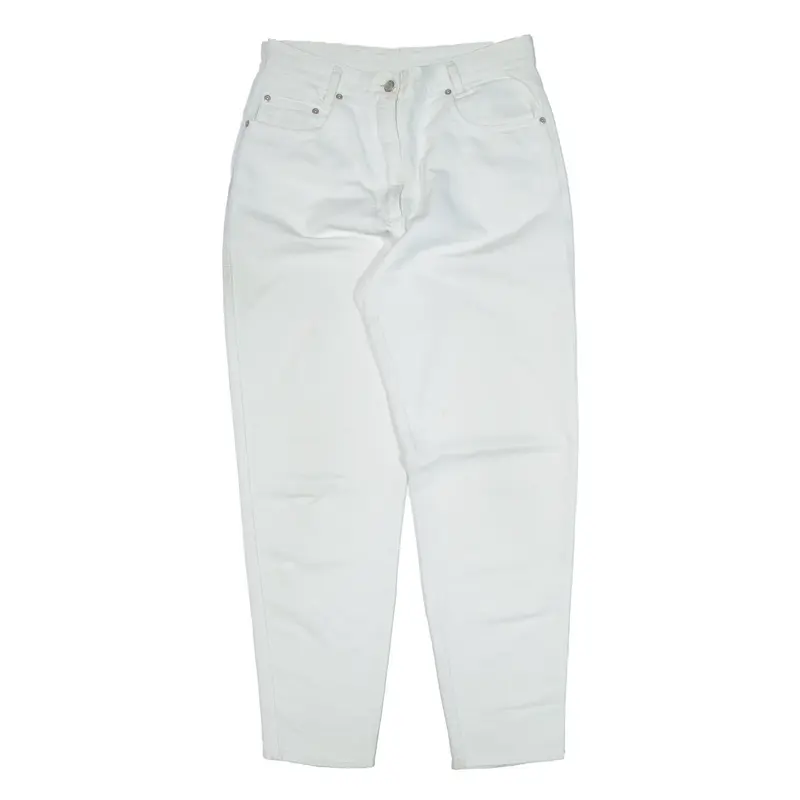 ROSSELLINI Trousers White Regular Mom Womens W29 L30