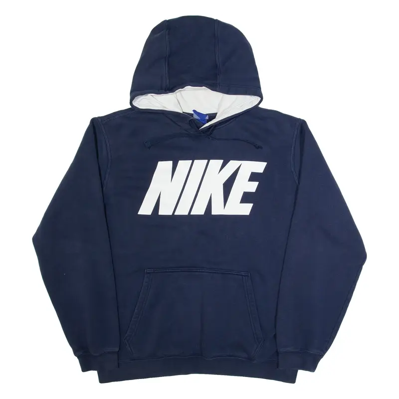 NIKE Mens Blue Hoodie M