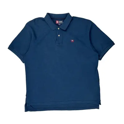 Chaps Ralph Lauren Polo Shirt - 2XL Blue Cotton
