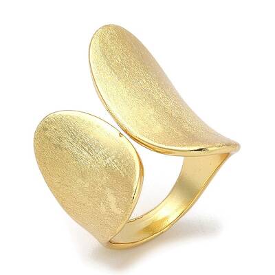 Rack Plating Brass Cuff Finger Rings for Women