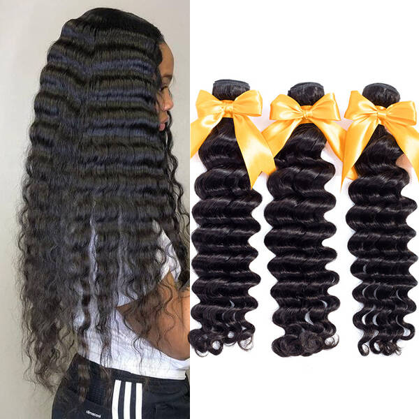 Loose Deep Wave 4 Bundles Human Hair Extensions / BGMGirl