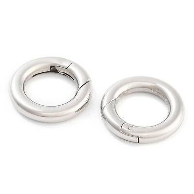Tarnish Resistant Ring Smooth 304 Stainless Steel Spring Gate Rings