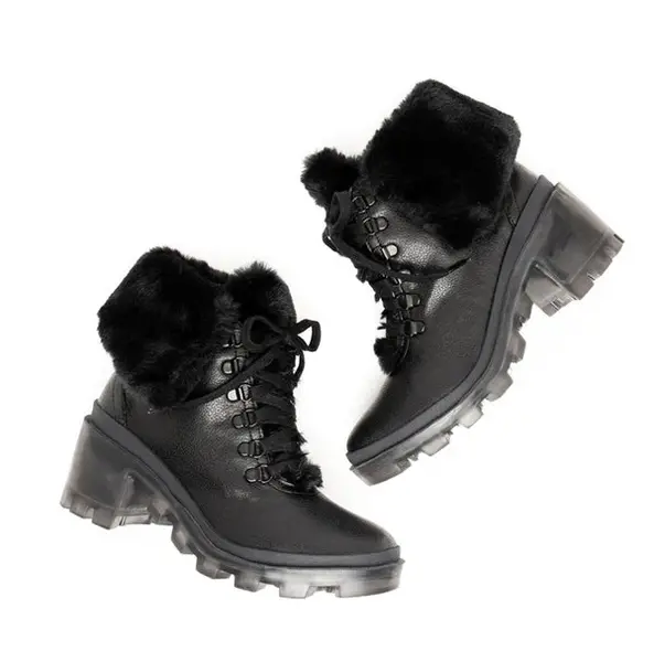 Henley Vegan Chunky Faux Fur Ankle Boot | Size: Women's Size 8/Men's Size 6.5 | Color: Marine