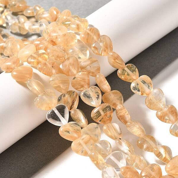 Watermelon Stone Glass Beads Strands