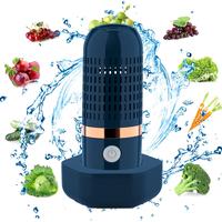 Oxygen Ion Fruit and Vegetable Cleaning Machine, Portable Capsule Type Cleaning Machine, Wireless Charging Fast and Efficient...