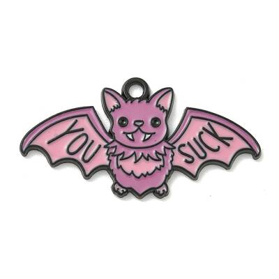 Halloween Theme Alloy Enamel Pendants
