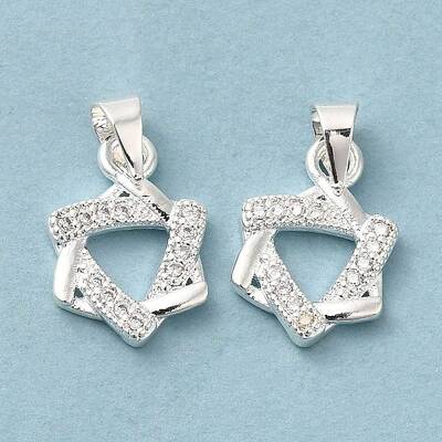 Brass Cubic Zirconia Pendant