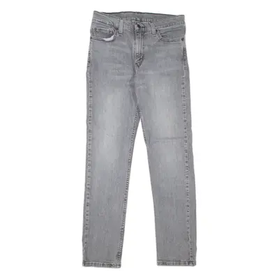 LEVI'S 511 Jeans Mens Grey Slim Straight Stone Wash W27 L32