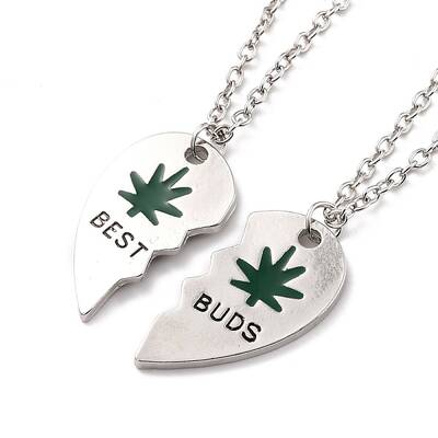 BEST BUDS Alloy Pendant Necklaces