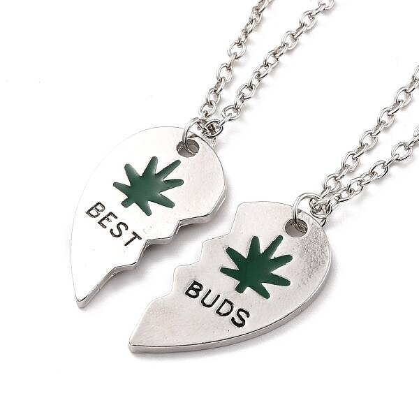 BEST BUDS Alloy Pendant Necklaces