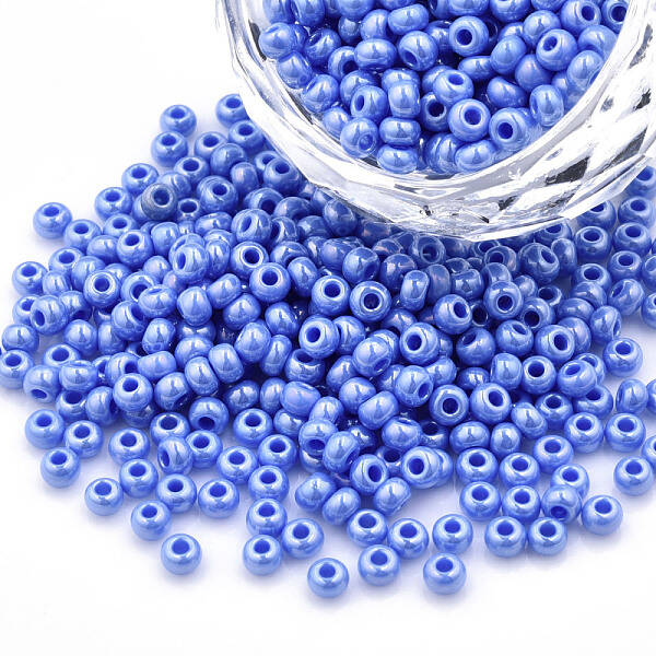 8/0 Czech Opaque Glass Seed Beads