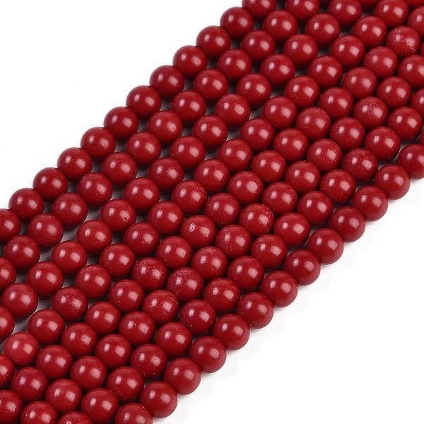 Synthetic Coral Beads Strands