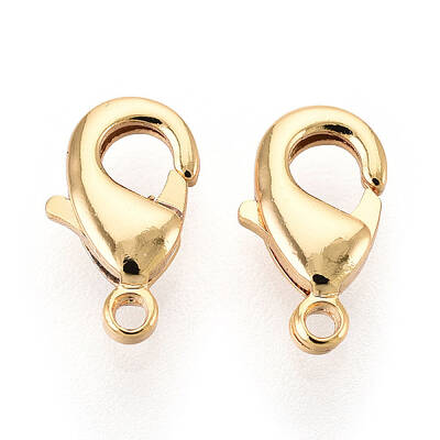 Brass Lobster Claw Clasps
