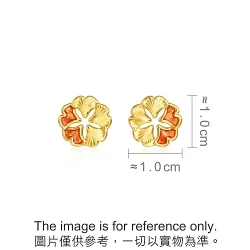 'Taffy' 999 Gold Earrings