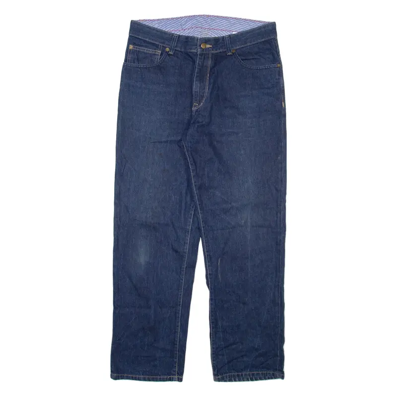 TRACK Mens Jeans Blue Regular Straight W32 L29