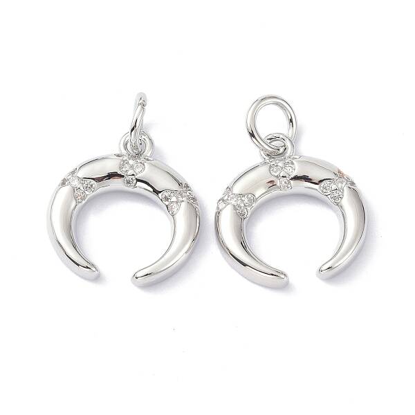 Brass Cubic Zirconia Charms