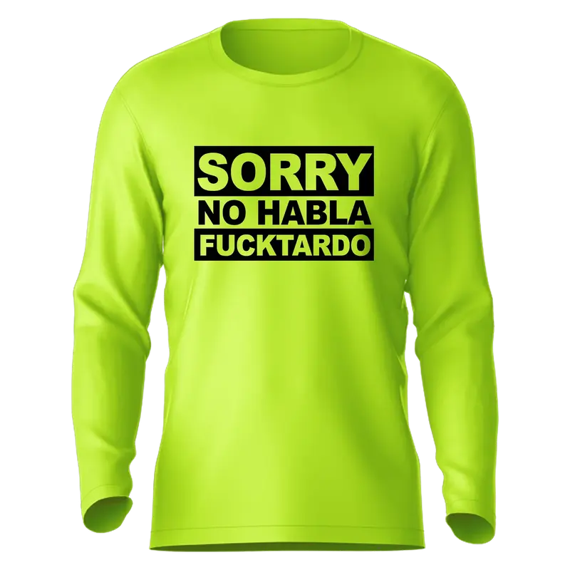 F*cktardo - Hi-Visibility UPF 50 Long Sleeve Sun Shirt
