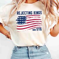 Rejecting Kings Shirt, Pro Democracy Shirt, Political Shirt, Anti-Fascim Shirt, Liberal Shirt, American Shirt for Women