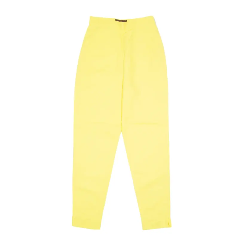 PAOLO PELLEGRINI Trousers Yellow Slim Skinny Womens W24 L27