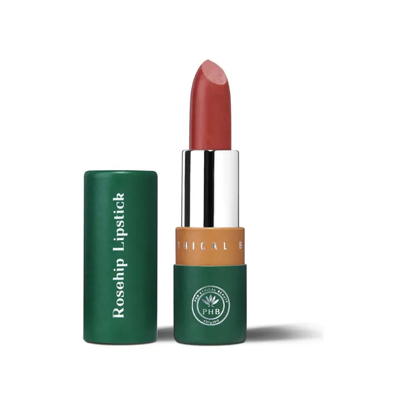 Phb ethical beauty Bio Rosehip Satin Sheen Lipstick, Sienna (10g)
