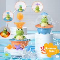 【Glow & Splash!】 Interactive Bath/Pool  with Light-Up Fun, Outdoor Summer Games Gift for Ages 3+ sprinkler toy