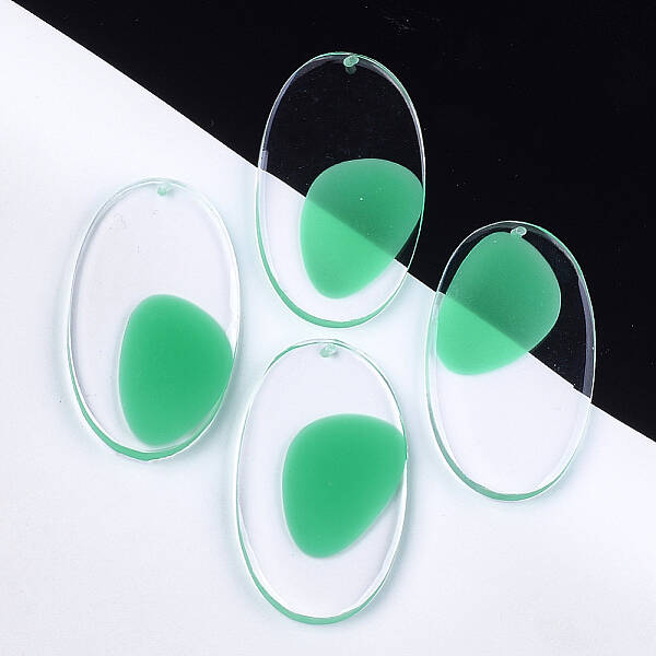 Transparent Resin Big Pendants