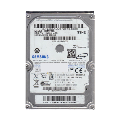 610947-002 HP 320GB 7200RPM SATA 3Gb/s 16MB Cache 2.5-inch Hard Drive