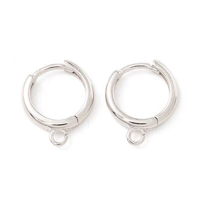 Brass Hoop Earring Findings