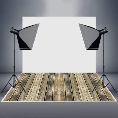 Rustic Vertical Distressed Wood Rubber Floor Mat - Aperturee