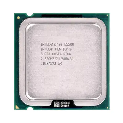 SLGTJ Intel Pentium E5500 Dual-Core 2.80GHz 800MHz FSB 2MB L3 Cache Socket LGA775 Processor