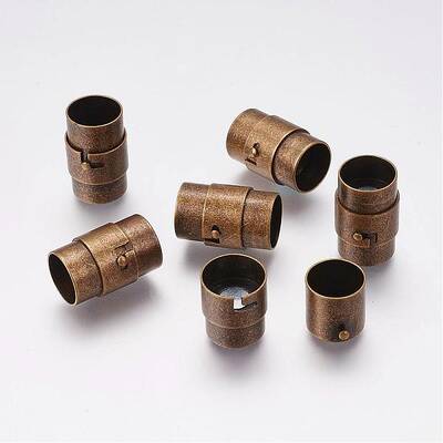 Brass Locking Tube Magnetic Clasps