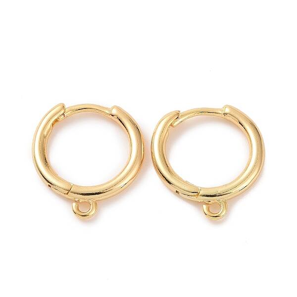Brass Huggie Hoop Earrings Finding
