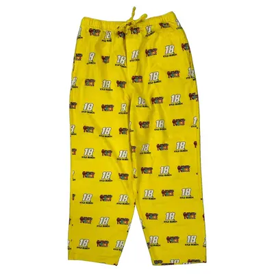 Kyle Busch Racing Winners Circle Nascar Joggers - XL Yellow Cotton