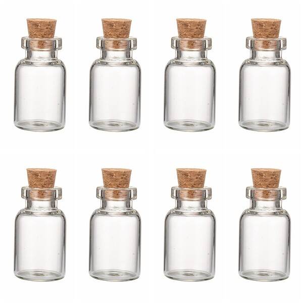 Glass Jar Bead Containers